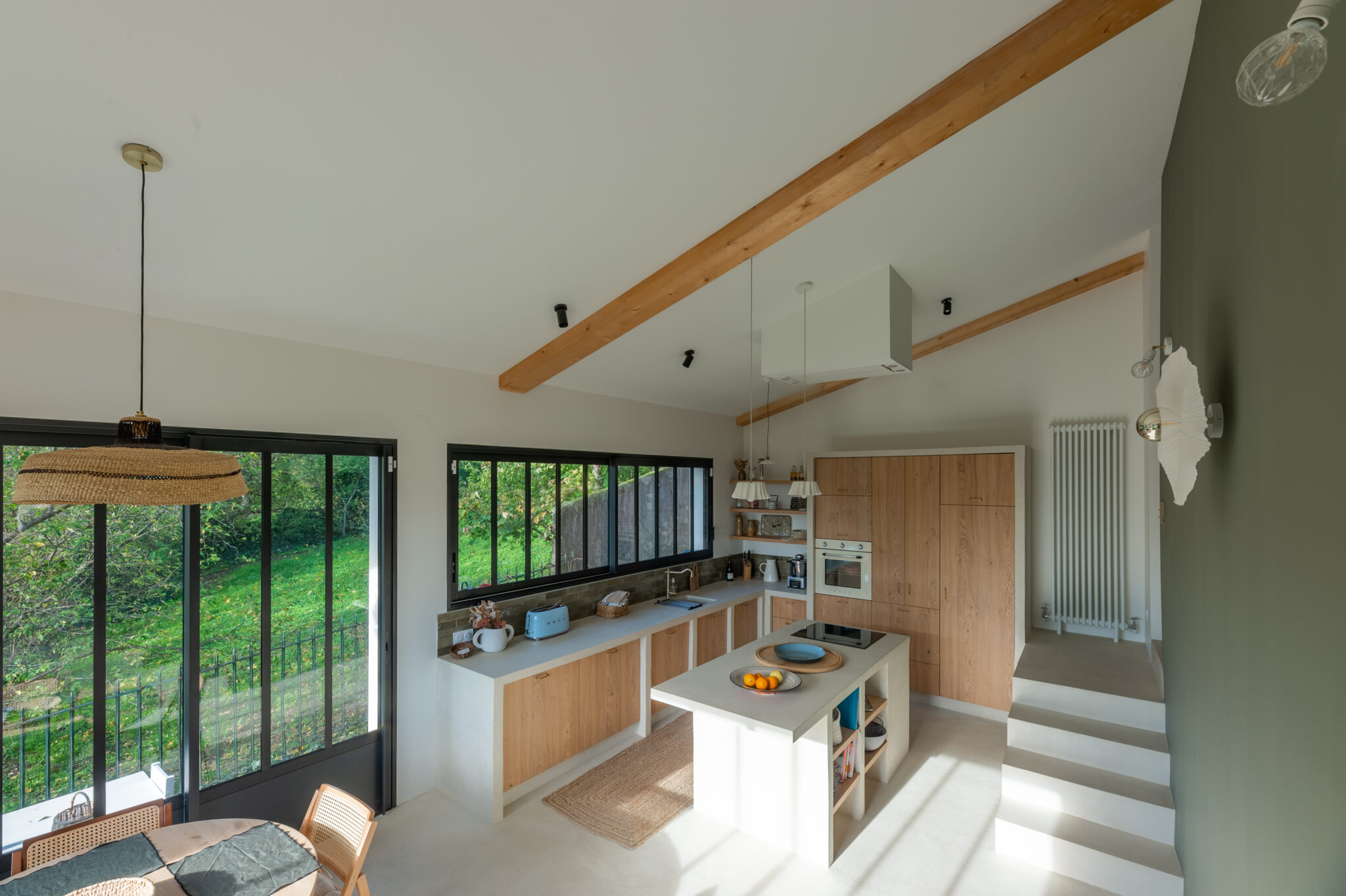 Rénovation de la cuisine à Rillieux-la-pape - extension de maison (après)