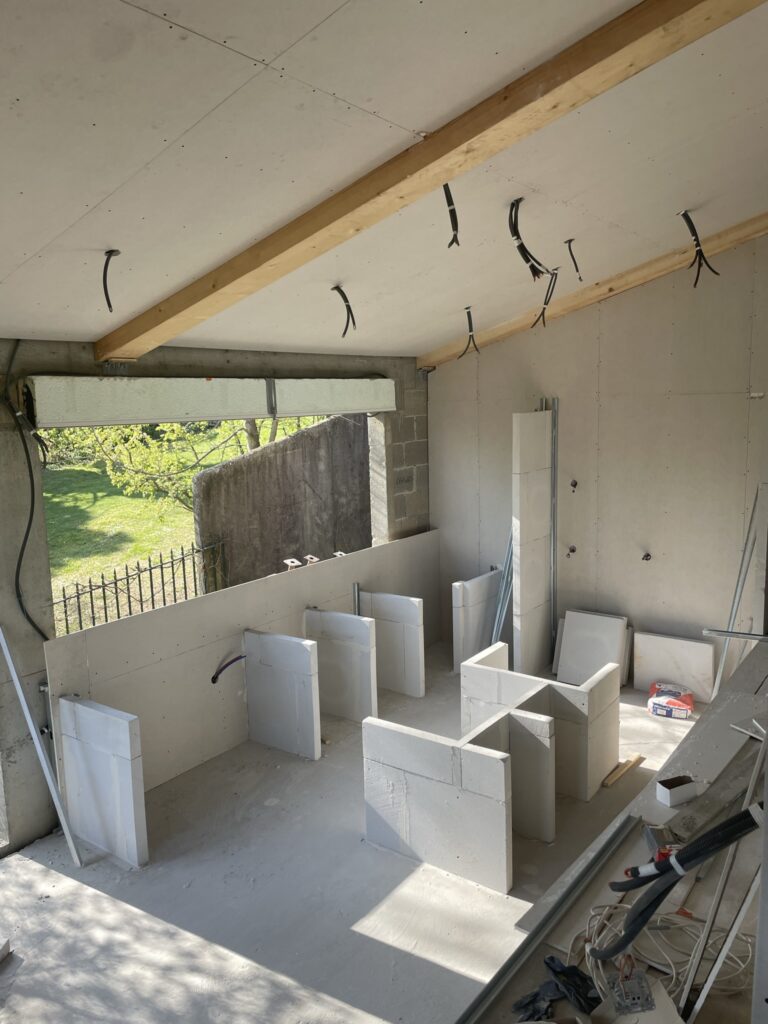 Rénovation de la cuisine à Rillieux-la-pape - extension de maison (avant)