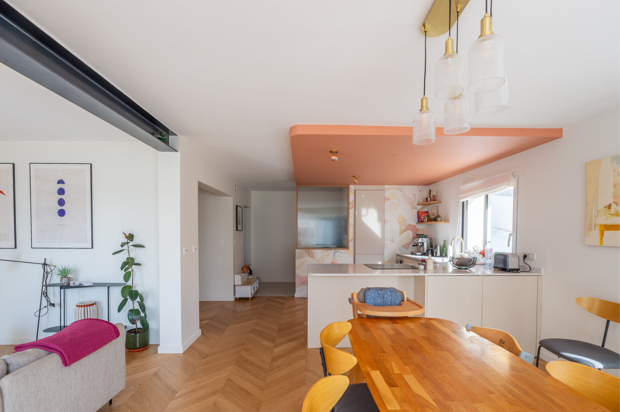 Rénovation d'un Appartement à Lyon - Quais de Saône - Lyon - Cuisine et Salon