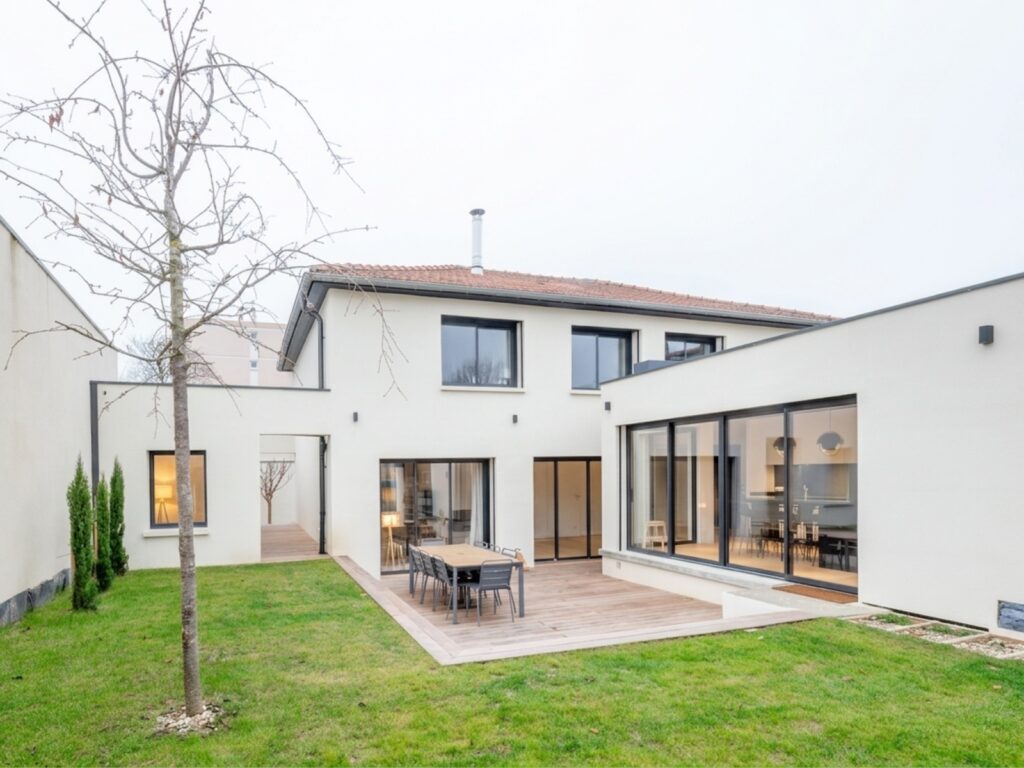 Surélévation et Extension d'une maison à Caluire-et-Cuire (après)