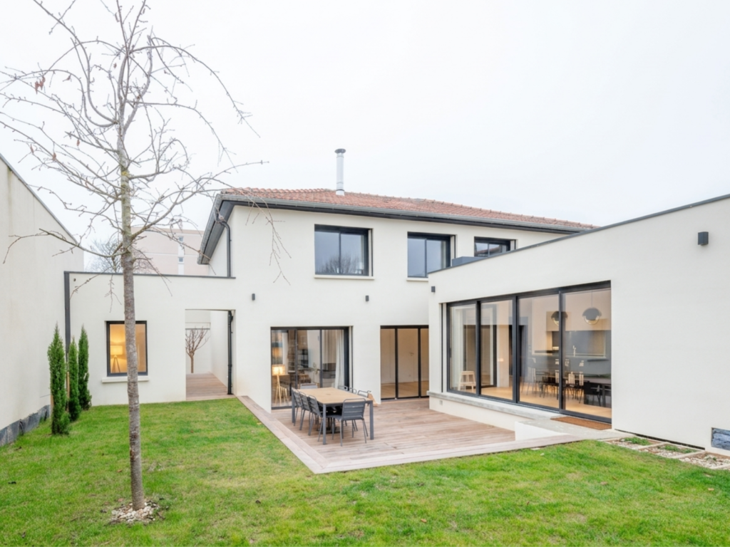Surélévation et Extension d'une maison à Caluire-et-Cuire (après)